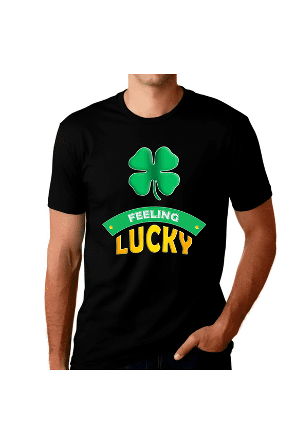 St Patricks Day Shirt Saint Patrick's Shamrock Shirts Feeling Lucky Clover Irish Shirt