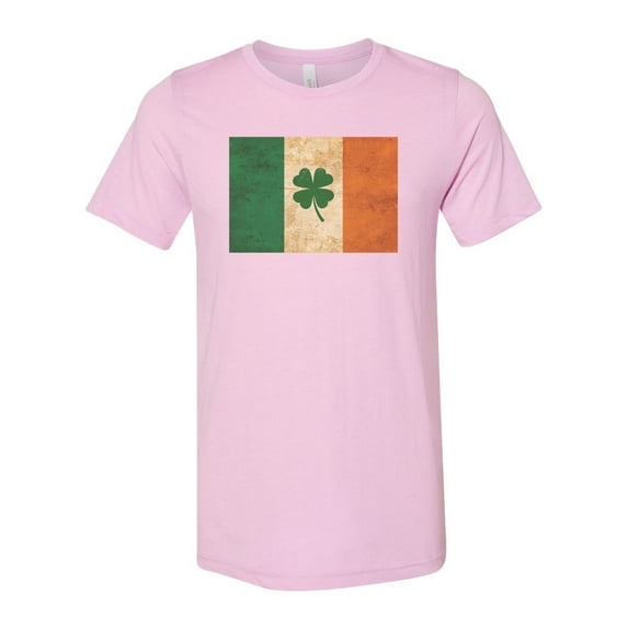 St. Patricks Day Shirt, Shamrock Shirt, Irish Flag, Ireland Shirt, Unisex Fit, Irish Shirt, Shamrock, Irish Flag Shirt, St Patty's Shirt, Lilac, MEDIUM