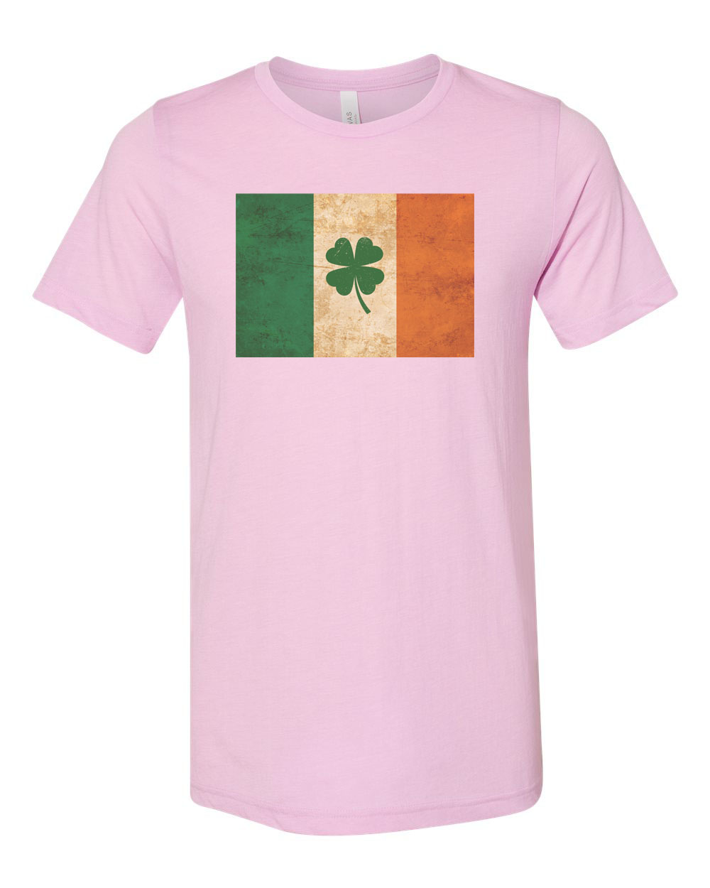 St. Patricks Day Shirt, Shamrock Shirt, Irish Flag, Ireland Shirt, Unisex Fit, Irish Shirt, Shamrock, Irish Flag Shirt, St Patty's Shirt, Lilac, XL - image 1 of 1