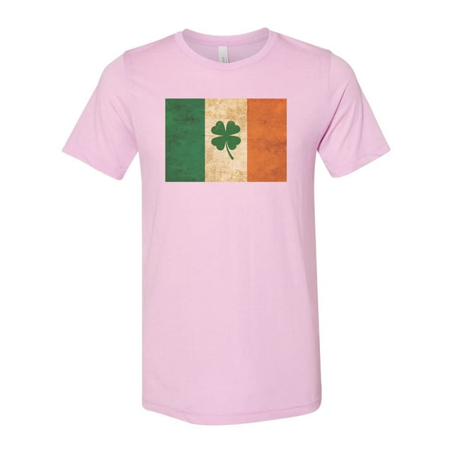 St. Patricks Day Shirt, Shamrock Shirt, Irish Flag, Ireland Shirt, Unisex Fit, Irish Shirt, Shamrock, Irish Flag Shirt, St Patty's Shirt, Lilac, XL