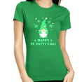 thumbnail image 1 of St Patricks Day Shirt Women Cute Clover St Pattys Day Shirts For Women Irish Gifts For Women Gnome Shirt, 1 of 6