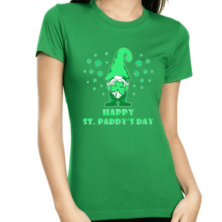 Irish Three Green Gnome Truck Shamrock St Patricks Day Gift T-Shirt Irish Three Green Gnome Truck Shamrock St Patricks Day Gift T-Shirt