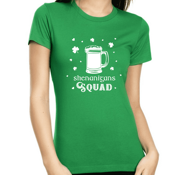 St Patricks Day Shirt Women Irish Shenanigans Squad Shenanigans Shirt St Patricks Day Shirt Women Shirt