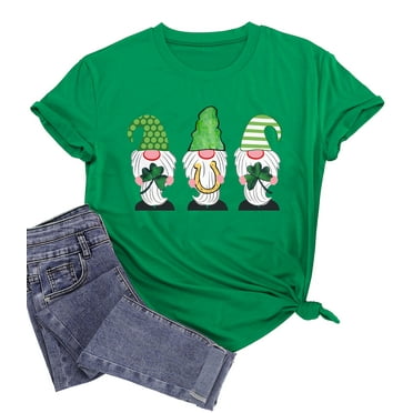 st patricks day tops womens plus
