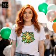 thumbnail image 1 of St Patricks Day Shirts, Four Leaf Clover T-Shirts, Sunflower Shirt, Irish Shirts, Saint Patricks Day Shirt, Lucky T-Shirts, Shamrock T Shirts, 1 of 2