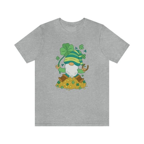 St Patricks Day Shirts for Women Shamrock Gnome T Shirt St. Paddy's Day