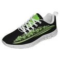 thumbnail image 1 of St Patricks Day Shoes for Women Breathable Running Sneakers Men Green Four Leaf Clover Shoes for Irish Festival Gift White Size 11.5, 1 of 5