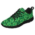 thumbnail image 1 of St Patricks Day Shoes for Women Men Running Sneakers Breathable Casual Sport Tennis Shoes Black Size 5, 1 of 5