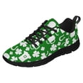 thumbnail image 1 of St Patricks Day Shoes for Women Men Running Sneakers Breathable Casual Sport Tennis Shoes Black Size 8, 1 of 5