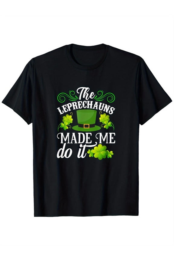 St Patricks Day St Paddys Day Ireland Irish T-Shirt, Suitable for All Men And Women Outdoor Short-Sleeved T-Shirts in All Seasons, Ready to Wear 100% Cotton, S-XXXL