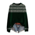 thumbnail image 1 of St Patricks Day Sweater Women Long Sleeve Crewneck Irish Oversized Pullover Plus Size Sweater, 1 of 8