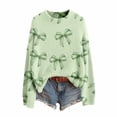 thumbnail image 1 of St Patricks Day Sweater Women Long Sleeve Irish Oversized Saint Patty Pullover Plus Size Sweater, 1 of 8
