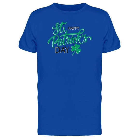 St Patricks Day Swirl Clover T-Shirt Men -Image by Shutterstock, Male 3X-Large
