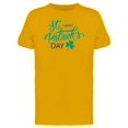 thumbnail image 1 of St Patricks Day Swirl Clover Tee Men's -Image by Shutterstock, 1 of 2