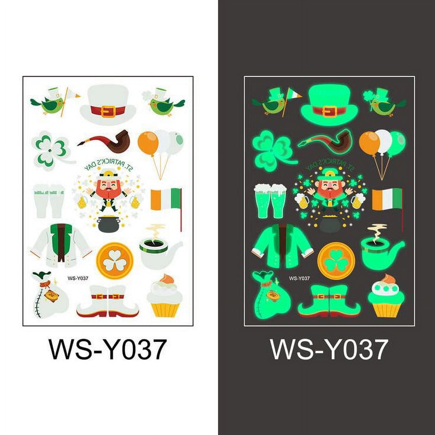 temporary st patricks day tattoos