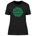 thumbnail image 1 of St Patricks Day Text In A Circle Tee Women's -Image by Shutterstock, 1 of 2