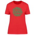 thumbnail image 1 of St Patricks Day Text In A Circle T-Shirt Women -Image by Shutterstock, Female XX-Large, 1 of 2