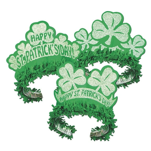 St. Patrick's Day Tiaras (Box of 50)