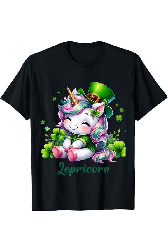 St Patricks Day Unicorn Cute Saint Pattys Lepricorn T-Shirt