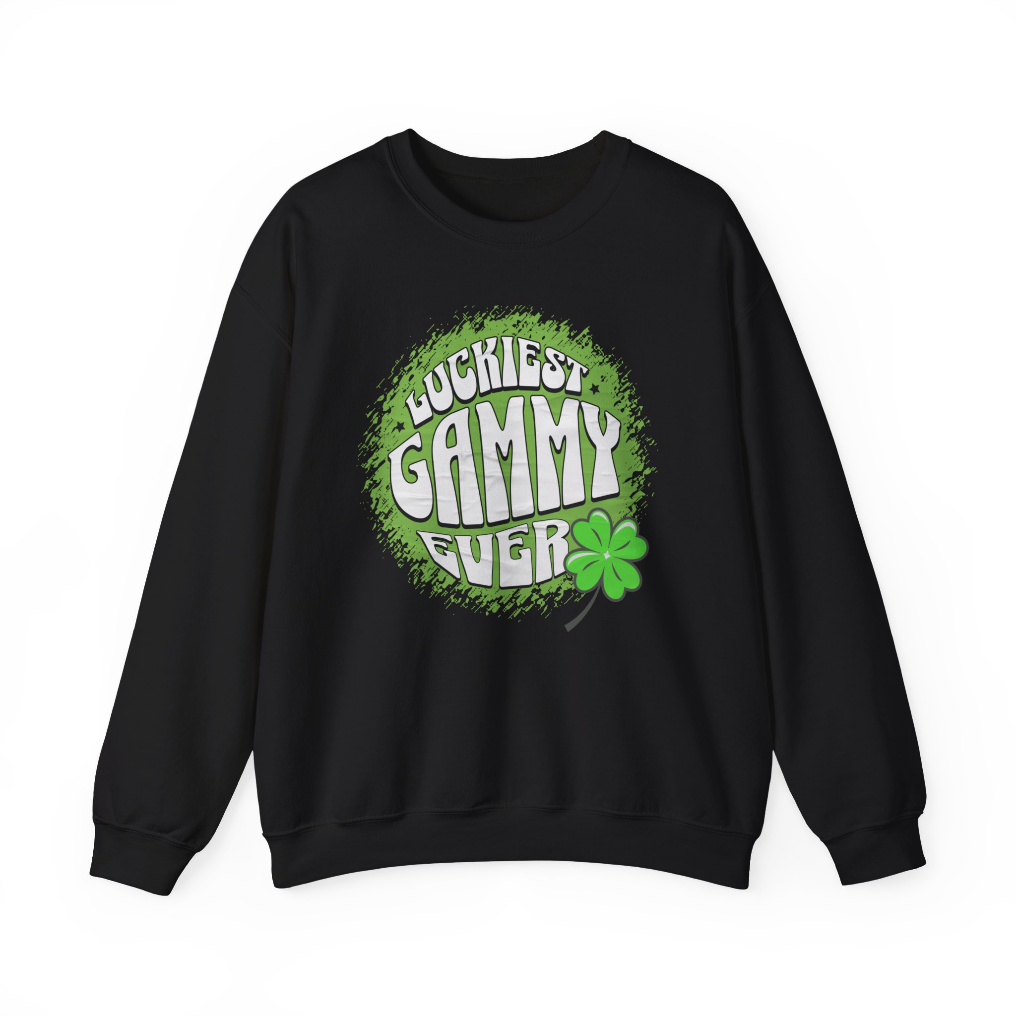 St Patricks Day Unisex Sweatshirt, Luckiest Gammy Ever - Walmart.com
