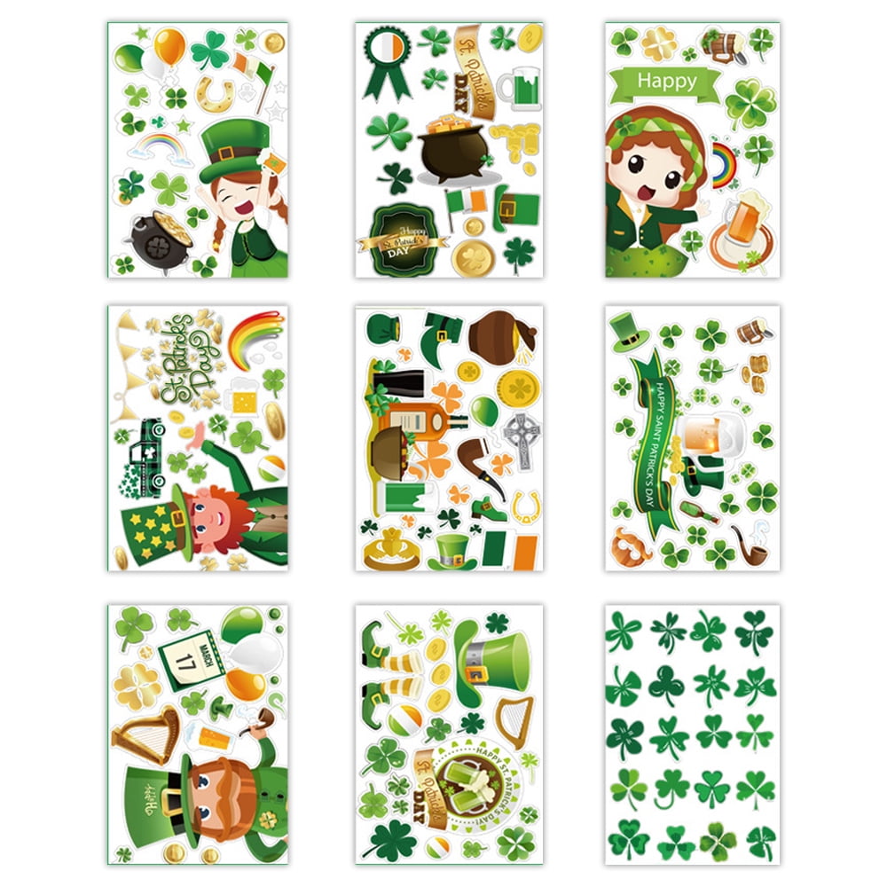 window clings st patricks day