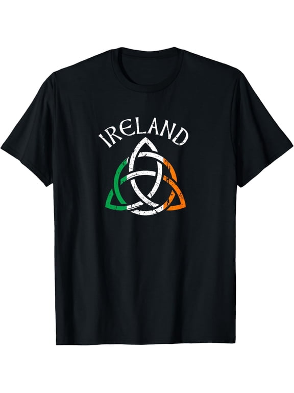 St Patricks Day for Men Women Adults Celtic Knot Ireland T-Shirtmen and women can wear, black, white, gifts.S,M,L,XL,2XL,3XL,2327XL