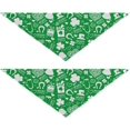 thumbnail image 1 of St Patricks DayDog Bandanas 2 Packs Adjustable Dog Bibs for Samll Medium Dogs, 1 of 6