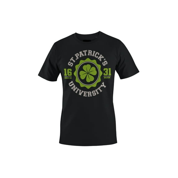 St. Patricks University Vintage Irish Shamrock Design Men's T-shirt