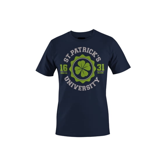 St. Patricks University Vintage Irish Shamrock Design Men's T-shirt