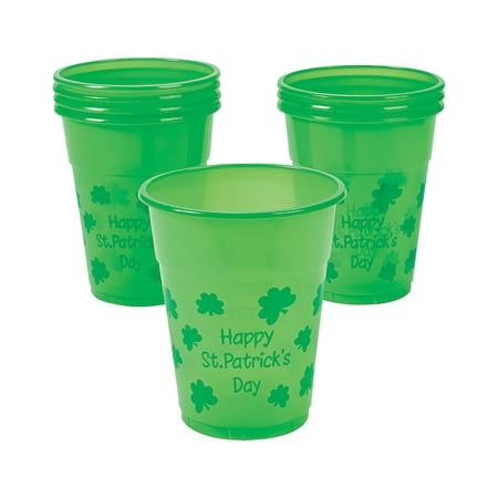 St Pats Disposable Cups (6Ct) - Party Supplies - 6 Pieces