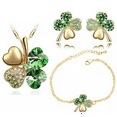 thumbnail image 1 of St Pattys Day Earrings - St. Patrick's Day Bracelets & Necklace (Gold Earrings Necklace Bracelet), 1 of 9