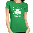 thumbnail image 1 of St Pattys Day Shirts For Women Lucky Shamrock Shirt St Pattys Day Shirts For Women Irish Clover Shirt, 1 of 6