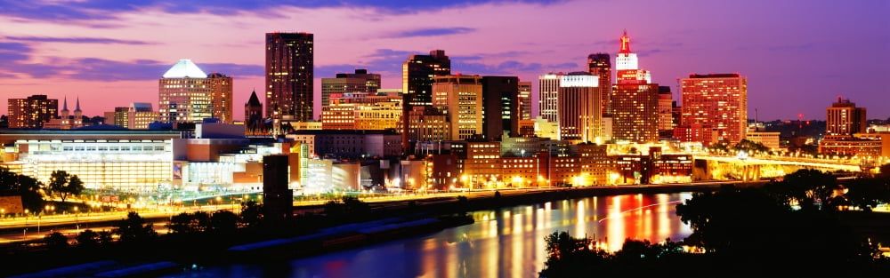 St Paul Minnesota USA Canvas Art - Panoramic Images (27 x 9)