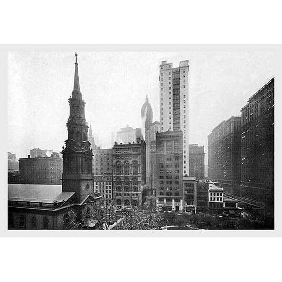 St. Paul's Chapel, 1911 Fine art canvas print (20" x 30")