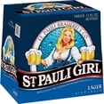 thumbnail image 1 of St. Pauli Girl Lager Beer, 12 Pack 12 fl. oz. Glass Bottles, 4.9% ABV, 1 of 4