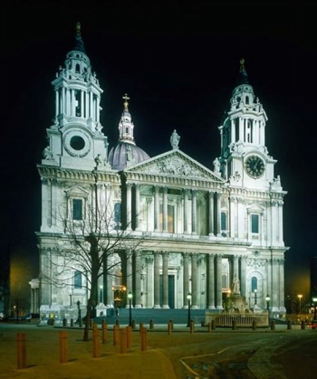 St Pauls Cathedral London England Canvas Art - Paul Thompson DanitaDelimont (16 x 20)