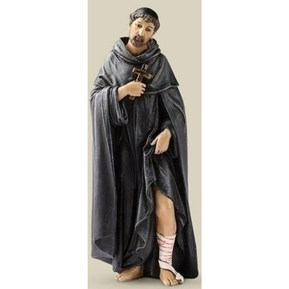 Religious Gifts St. Saint Peregrine Statue Patron of Cancer Protector Hand Painted Christian 6 Inch