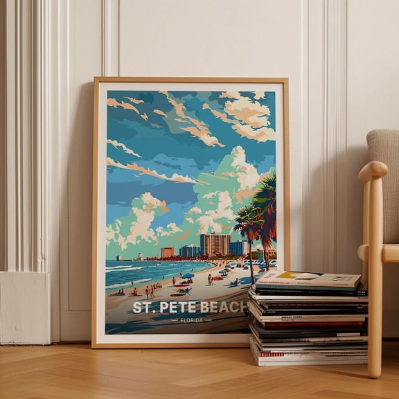 St Pete Beach Florida Coastal Wall Decor