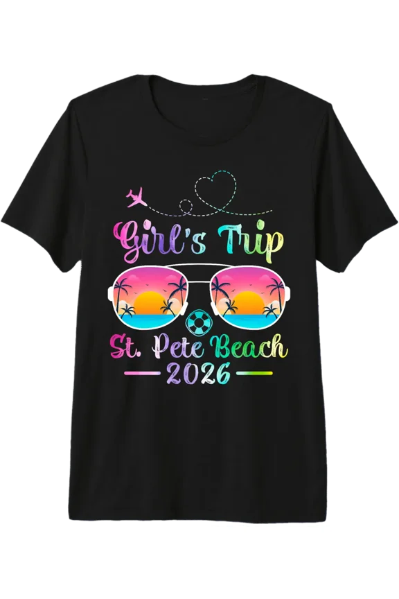 St. Pete Beach Florida Women Girls Trip Summer Vibes Tri-Blend T-Shirt