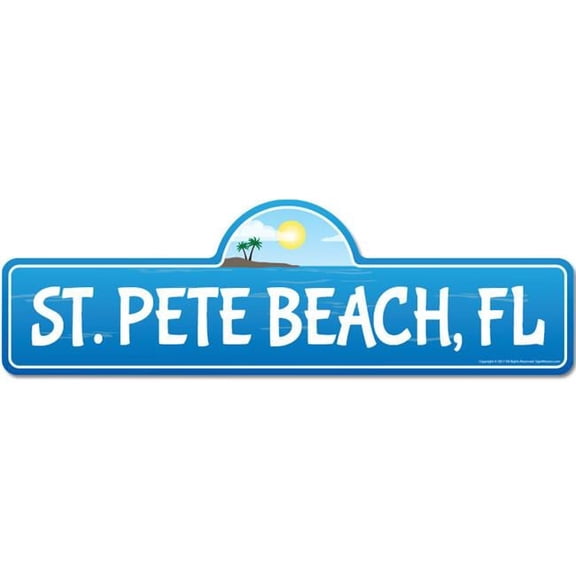 St. Pete, FL Florida Beach Street Sign