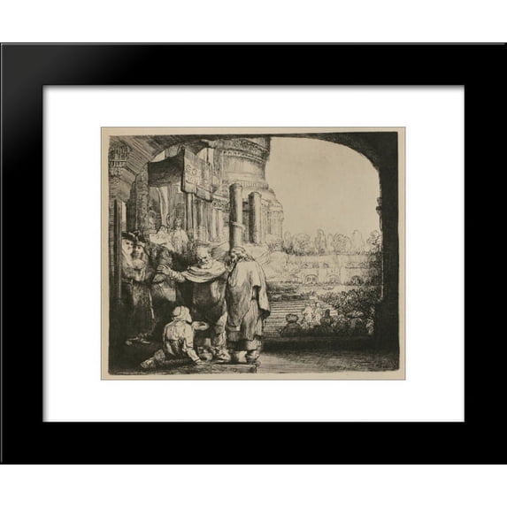 St. Peter and St. John at the Entrance to the Temple 20x24 Framed Art Print b...