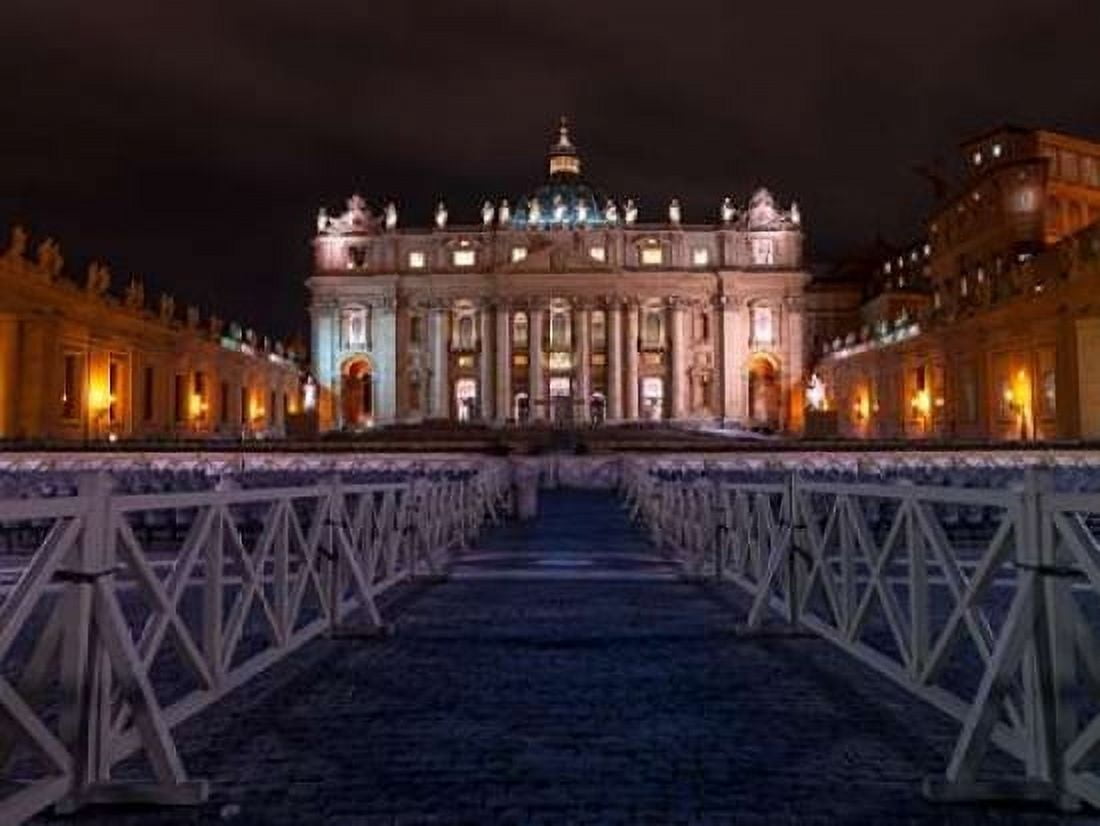 St Peters Basilica Rome Italy Canvas Art - Assaf Frank (18 x 24)