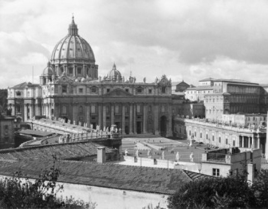 St Peters Basilica Vatican City Canvas Art - (18 x 24)