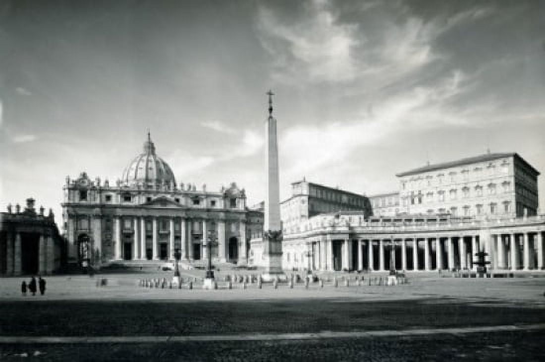 St Peters Square Vatican City Canvas Art - (18 x 24)