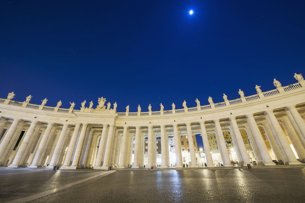 St Peters Square Vatican City Rome Lazio Italy Canvas Art - Mats Silvan Design Pics (38 x 24)