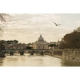 thumbnail image 1 of St. Peters basilica and River Tiber; Rome  Lazio  Italy Poster Print, 1 of 2