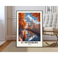 thumbnail image 1 of St Petersburg Poster, St Petersburgst Petersburg Print, St Petersburg Art Print, St Petersburg Travel, St Petersburg Photo Wall Art, Modern Wall Decor, 12x18 UNFRAMED, 1 of 2
