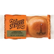 St. Pierre Brioche Burger Buns, Shelf-Stable, Regular, 4 Count