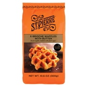 St. Pierre Brioche Waffles with Butter, 6 Ct, 10.6 oz