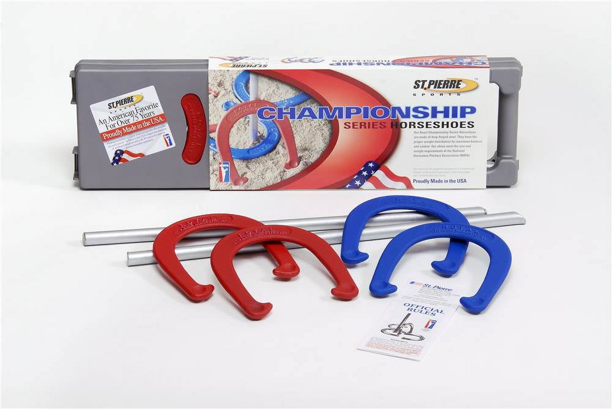 St. Pierre Royal Classic Horseshoes Set with 4 Horseshoes, 2 Steel